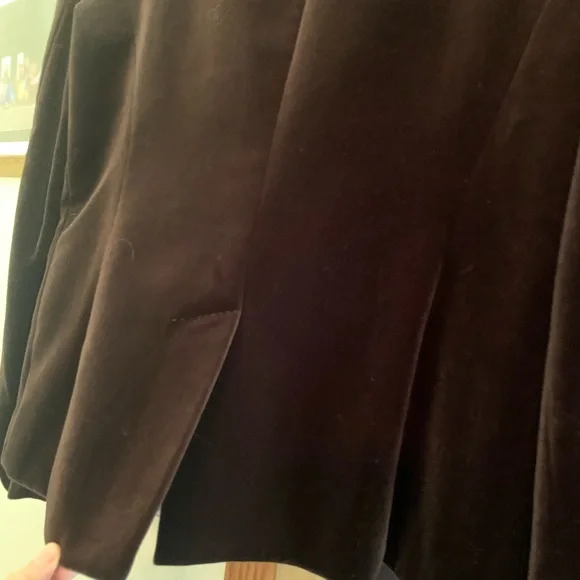 J. Crew Women’s Brown Velvet Blazer small - Picture 5 of 8